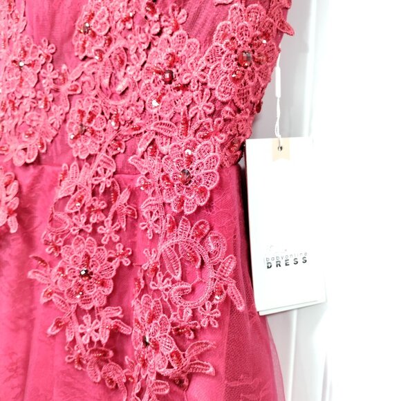 NWOT Baby Online DRESS Red Lace Dress 6 - Picture 10 of 16